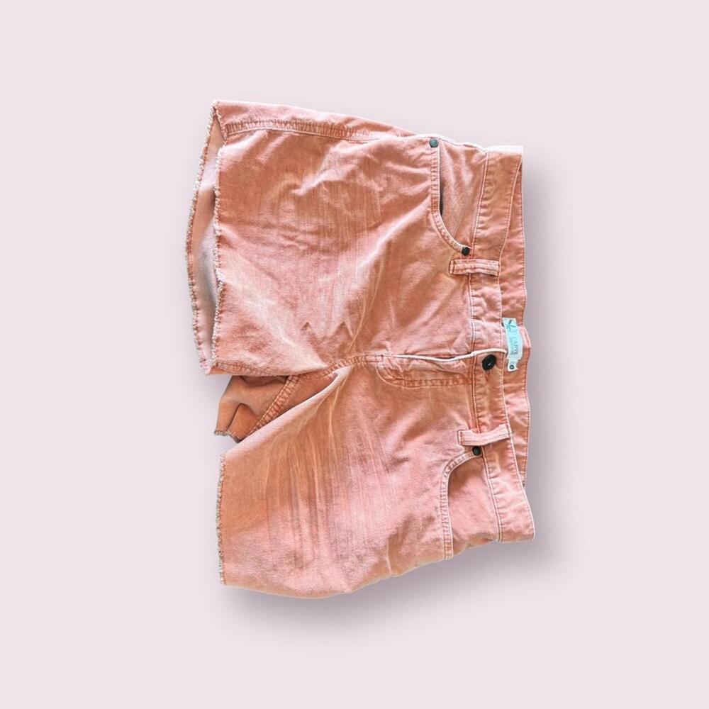 Carve Designs Coral-Pink Denim Shorts